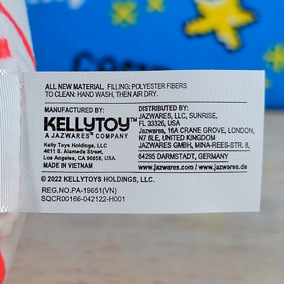 Squishmallow Arnel the Popcorn Bag 7" UltraSoft Stuffed Food Toy Plush NWT - Picture 4 of 6